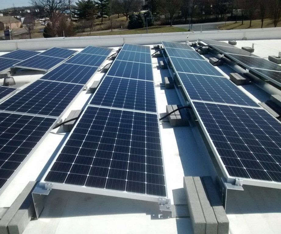 Roof solar Ballast mount