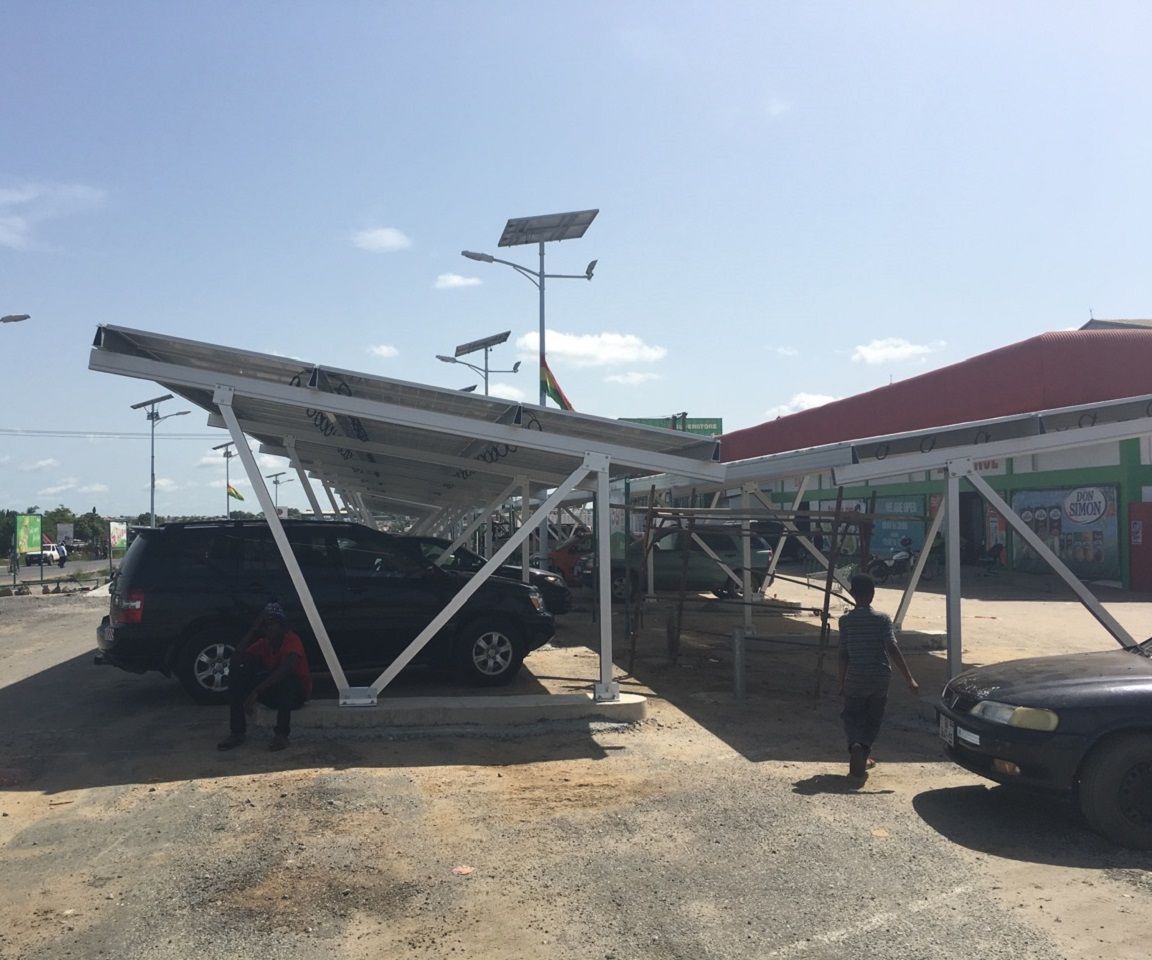 Carport solar mount